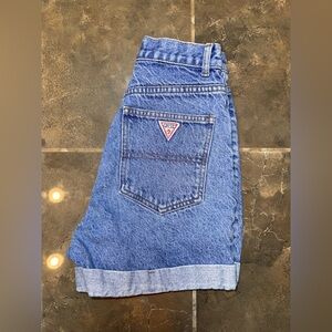 Vintage Guess Light Blue Denim Shorts